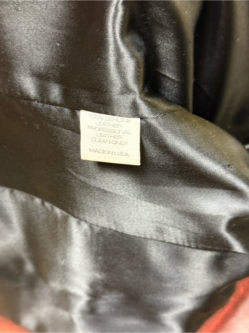 ARCHIVAL SUIT JEWELS by Julie Knapp Burnished Leather Moto Suit Set/S Red Black - Picture 10 of 16